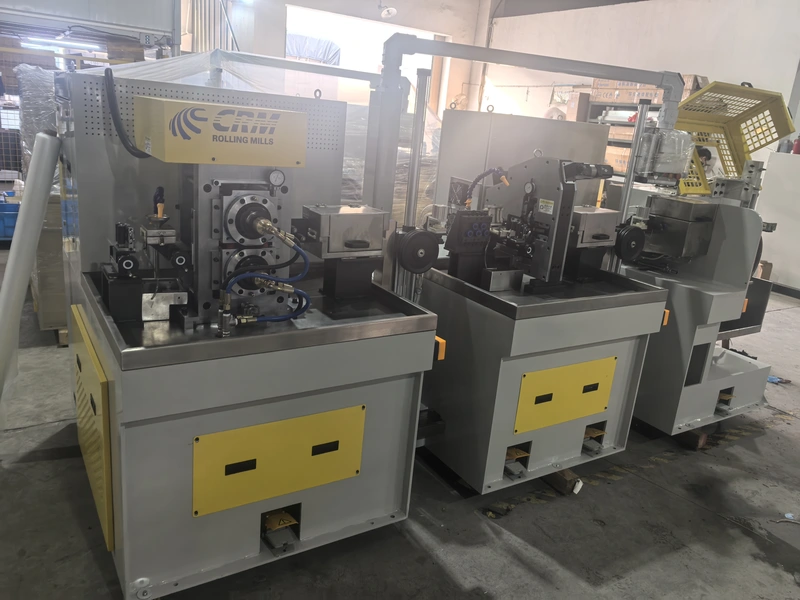 Wire flattening machine for precision flat wire production