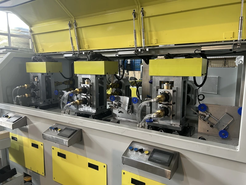 CRM Multi-Pass Rolling Mill System for continuous precision rolling of flat wire, rectangular wire and shaped wire.